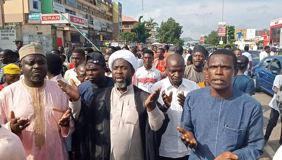 free zakzaky protest in abuja on wed 31st july 2019